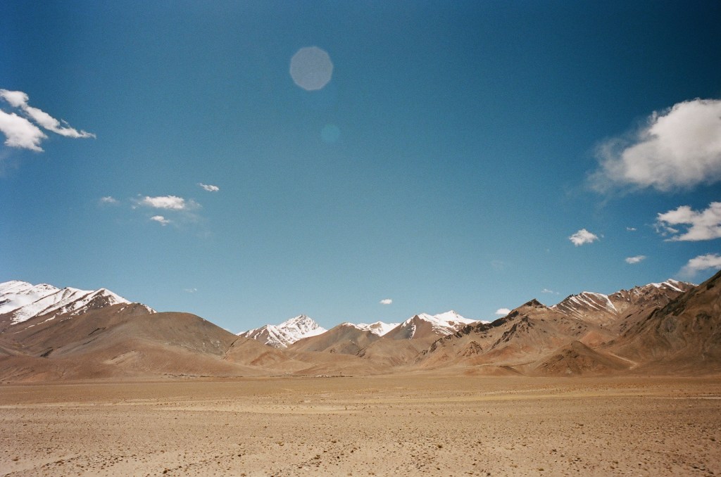 High Plains before the border of Kyrgyzstan