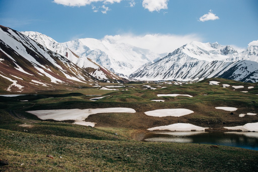 Scenery along the Pamir Highway.