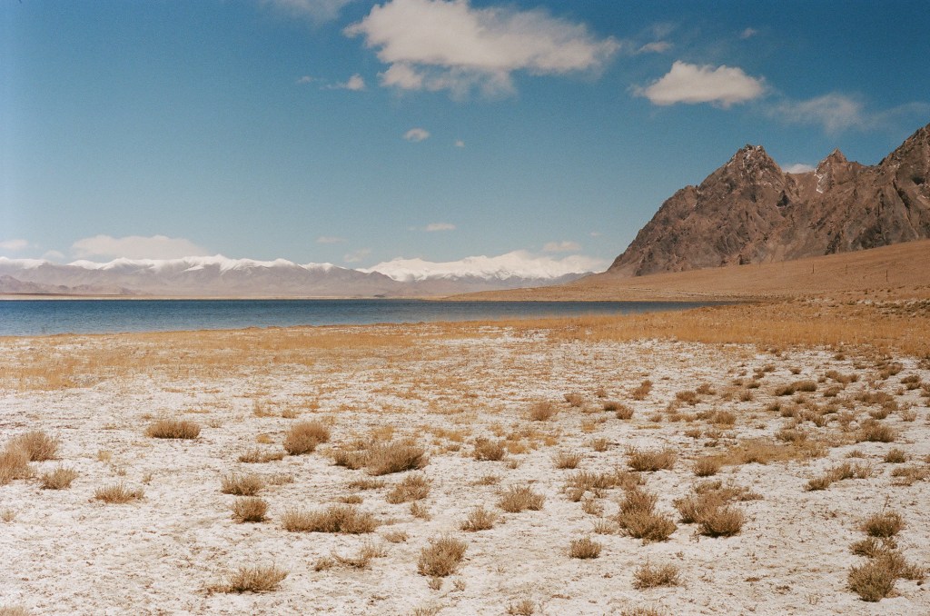 High Plains before the border of Kyrgyzstan
