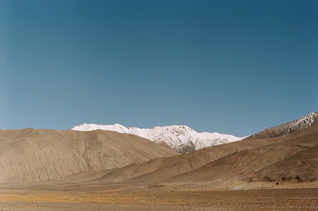 High Plains before the border of Kyrgyzstan