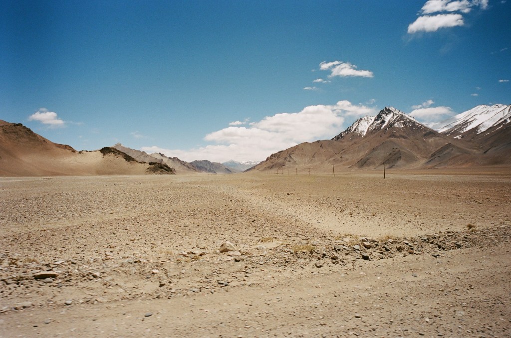 High Plains before the border of Kyrgyzstan