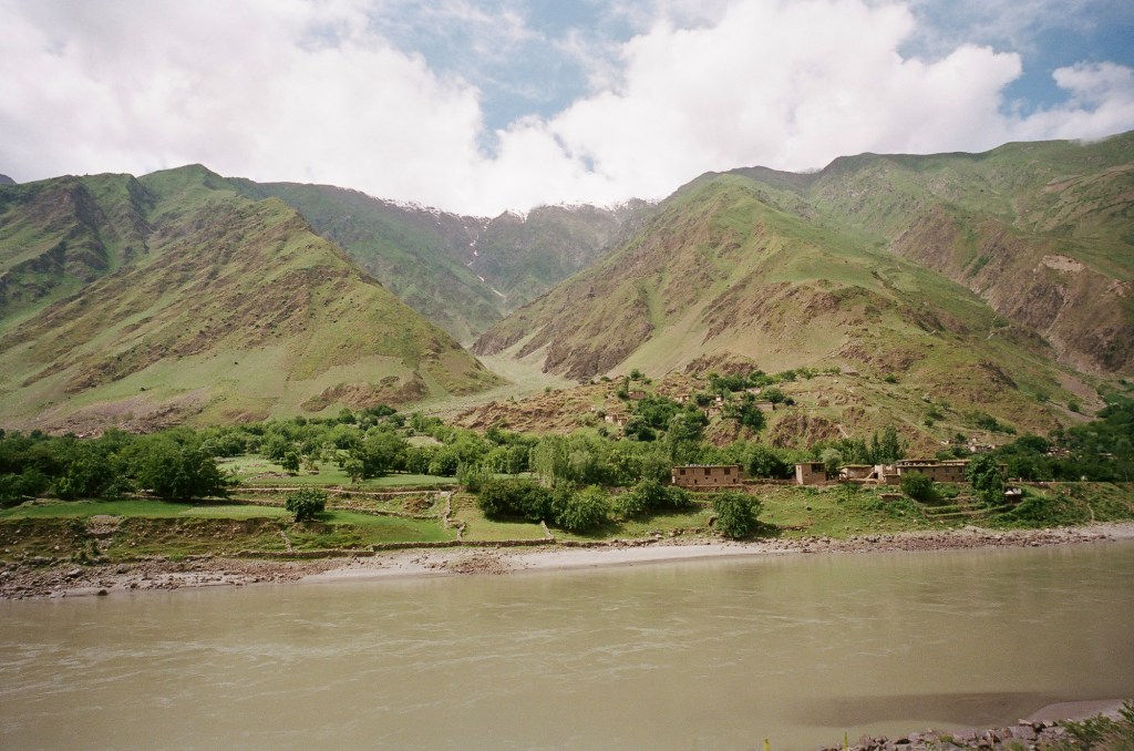 Scenery along the Tajikistan-Afghanistan border.