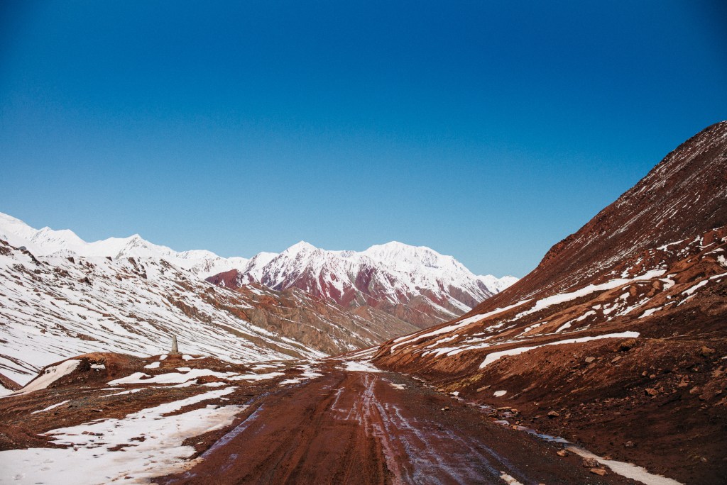 Scenery along the Pamir Highway.