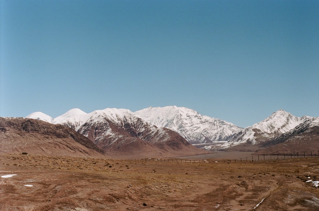High Plains before the border of Kyrgyzstan