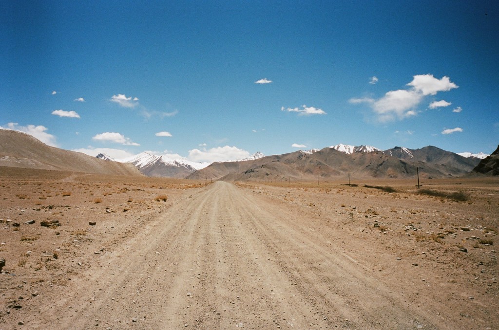 High Plains before the border of Kyrgyzstan