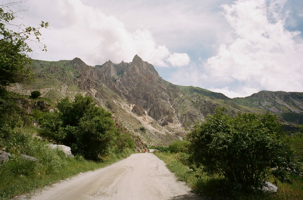 Scenery along the Tajikistan-Afghanistan border.